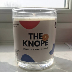 The Leslie Knope Candle - Waffles and Maple Syrup Scented Soy Candle - Waffles Scented Candle